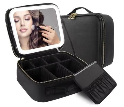 Case de Maquillaje con Espejo Led💎